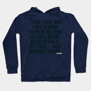 the office funny quote Hoodie